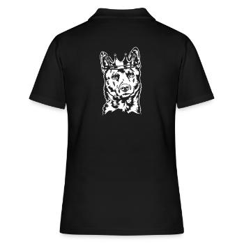 Kai Ken Krone Chiens Chien Wilsigns - Polo Femme - noir - Dos - Ailine (174cm)