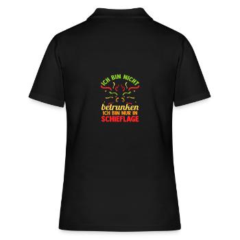 Costume de carnaval Bière Carnaval Carnaval - Polo Femme - noir - Dos - Ailine (174cm)