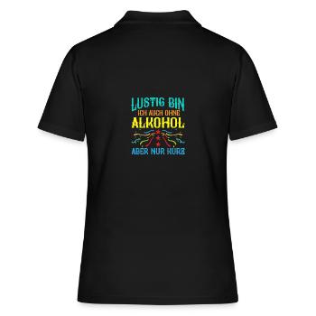 Costume de carnaval Bière Carnaval Carnaval - Polo Femme - noir - Dos - Ailine (174cm)