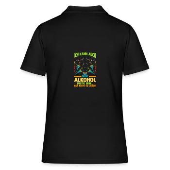 Costume de carnaval Bière Carnaval Carnaval - Polo Femme - noir - Dos - Ailine (174cm)