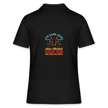 Costume de carnaval Bière Carnaval Carnaval - Polo Femme - noir - Dos - Ailine (174cm)