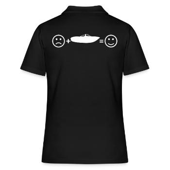 bateau à moteur hors bord bateau à moteur - Polo Femme - noir - Dos - Ailine (174cm)