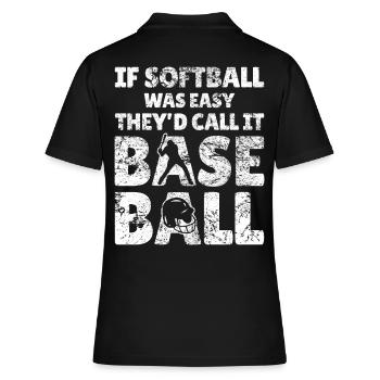 Citations hilarantes pour le baseball et - Polo Femme - noir - Dos - Ailine (174cm)
