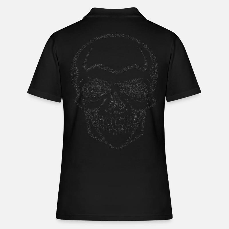 Skull skull - Women's Polo Shirt - black
