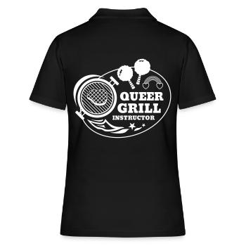 Chemise Queer BBQ Bestseller - Polo Femme - noir - Dos - Ailine (174cm)