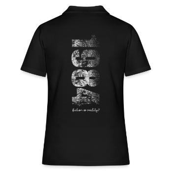 1984 - fiction ou réalité - Orwell - Polo Femme - noir - Dos - Ailine (174cm)