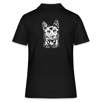 Kai Ken Portrait Chiens Chien Wilsigns - Polo Femme - noir - Dos - Ailine (174cm)