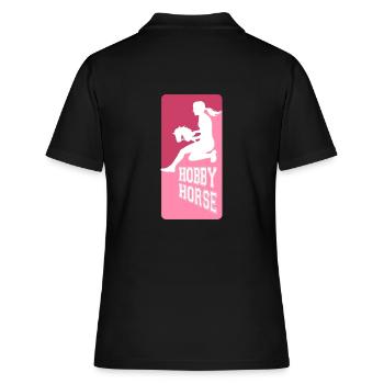 Cheval de loisir - Cheval de loisir - Équitation - Cadeau - Polo Femme - noir - Dos - Ailine (174cm)