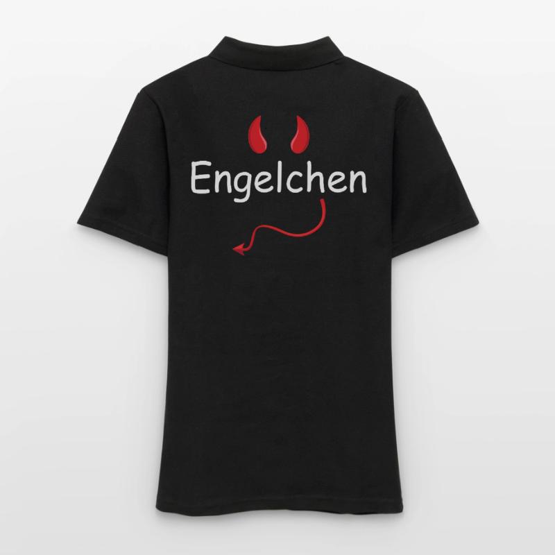 Engelchen Kostüm Engel Kostüm Teufelchen oder Enge Frauen Polo Shirt
