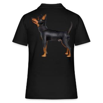Lancashire Heeler - Polo Femme - noir - Dos - Ailine (174cm)