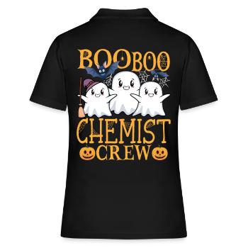 Chemist uu Funny Chemist - Women's Polo Shirt - black - Back - Ailine (174cm)