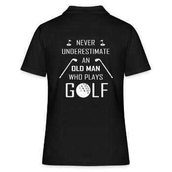Le golf vieux - Polo Femme - noir - Dos - Ailine (174cm)