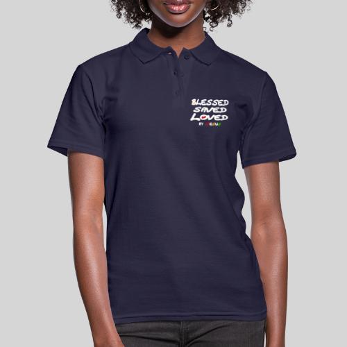 Blessed Saved Loved by Jesus - Frauen Polo Shirt