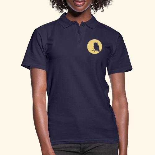 Moon owl - Frauen Polo Shirt