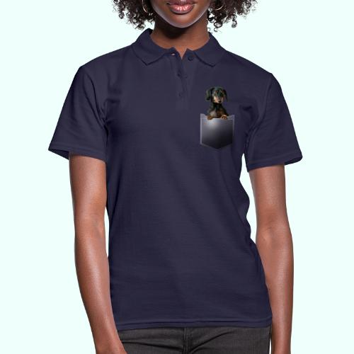 jamnik kieszonkowy - Koszulka polo damska
