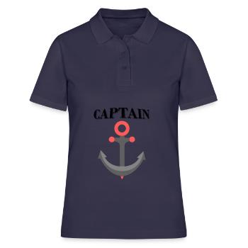 Capitaine capitaine - Polo Femme - bleu marine - Devant - Ailine (174cm)