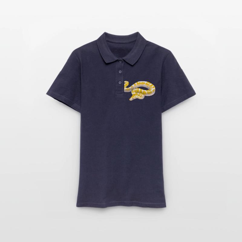 Albino ball python Python regius ballpython motif Polo Femme