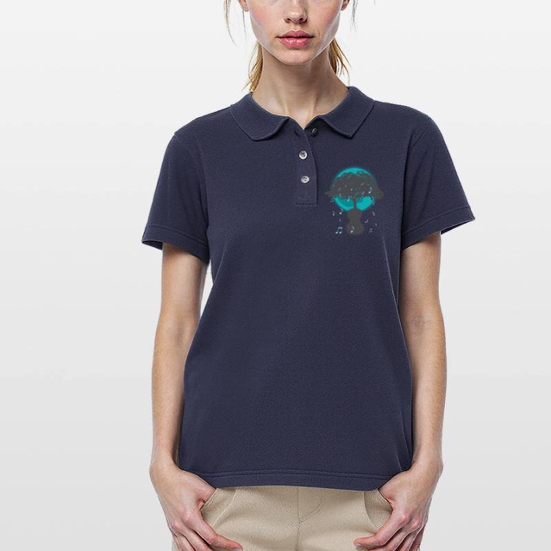 Cello String Instrument Gift Women's Polo Shirt