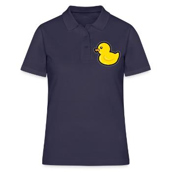 Canard de bain cadeau Quitscheente - Polo Femme - bleu marine - Devant - Ailine (174cm)
