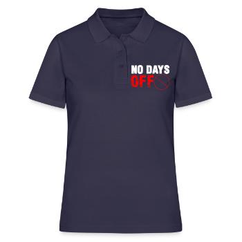 Workaholic Geschenk arbeiten Job Beruf - Frauen Polo Shirt - Navy - Vorne - Ailine (174cm)