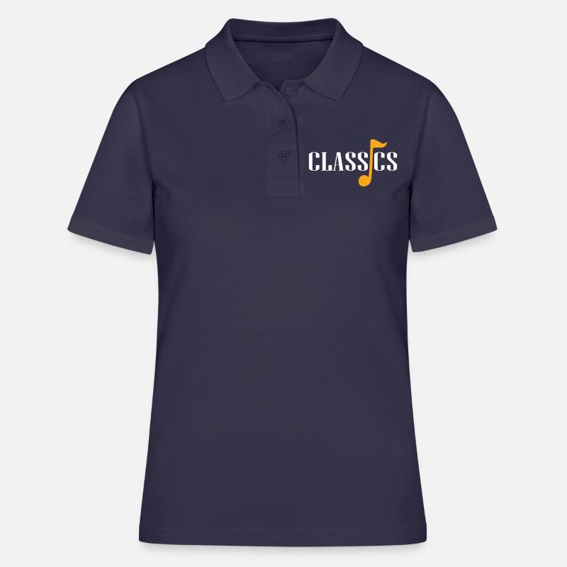 classical music gift classic - Women's Polo Shirt - navy