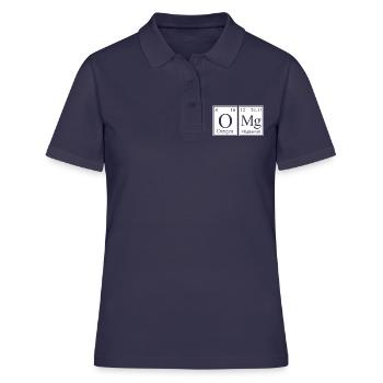 Chemische Elemente Geschenk Periodensystem - Frauen Polo Shirt - Navy - Vorne - Ailine (174cm)