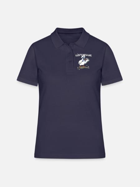 moewe kuestenwache1 - Frauen Polo Shirt - Navy