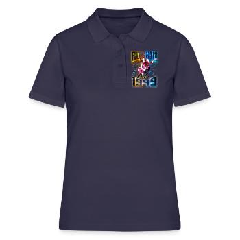 Rockin depuis 1949 Fan de musique rock 73e anniversaire - Polo Femme - bleu marine - Devant - Ailine (174cm)