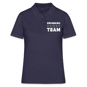 Équipe de natation - Polo Femme - bleu marine - Devant - Ailine (174cm)