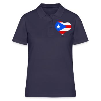 Porto Rico - Polo Femme - bleu marine - Devant - Ailine (174cm)