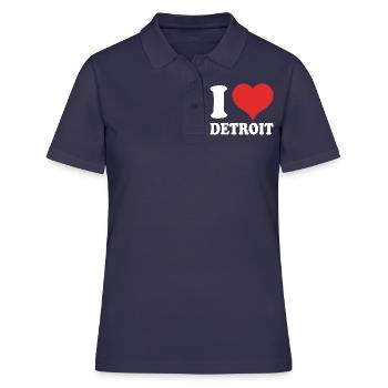 Detroit - Polo Femme - bleu marine - Devant - Ailine (174cm)