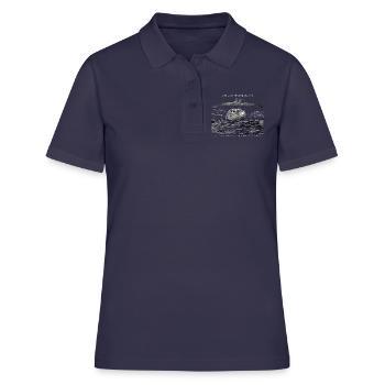 UTÖ GREY SEAL - Textiles marins et cadeaux - Polo Femme - bleu marine - Devant - Ailine (174cm)
