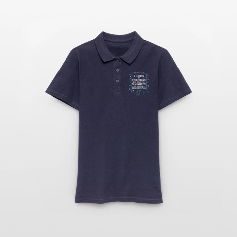 Programmer Humor Coding Jokes Developer Women's Polo Shirt