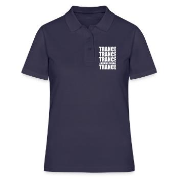 Trance Trance Trance - Polo Femme - bleu marine - Devant - Ailine (174cm)