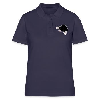 Taupe - Polo Femme - bleu marine - Devant - Ailine (174cm)