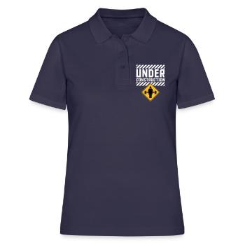 Msr. UNDER CONSTRUCTION - Women's Polo Shirt - navy - Front - Ailine (174cm)
