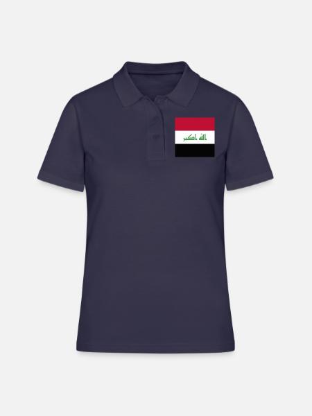Irak - Frauen Polo Shirt - Navy
