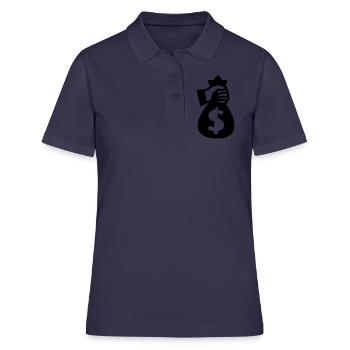 Monnaie Monnaie Silhouette - Polo Femme - bleu marine - Devant - Ailine (174cm)