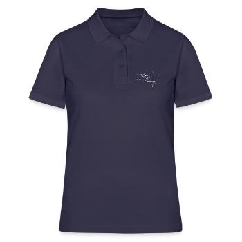 Coucher de soleil - Polo Femme - bleu marine - Devant - Ailine (174cm)