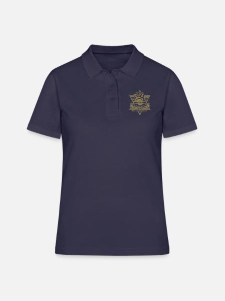 Schreiner Spruch - Selbst der Teufel auf meiner - Frauen Polo Shirt - Navy