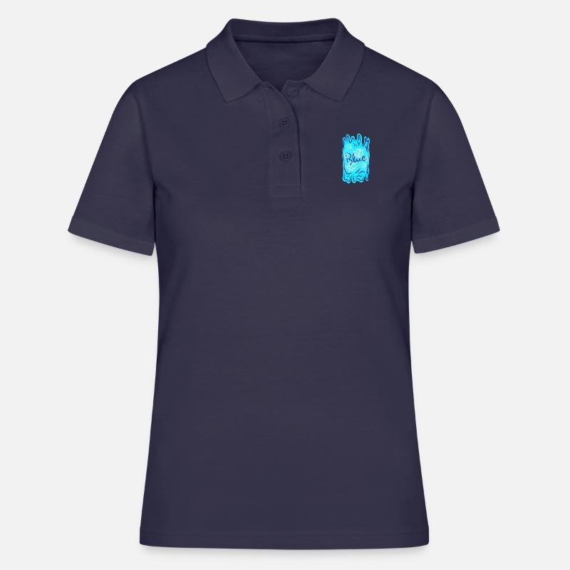 Drip Design Tshirt, Pullover & more - Polo Femme - bleu marine