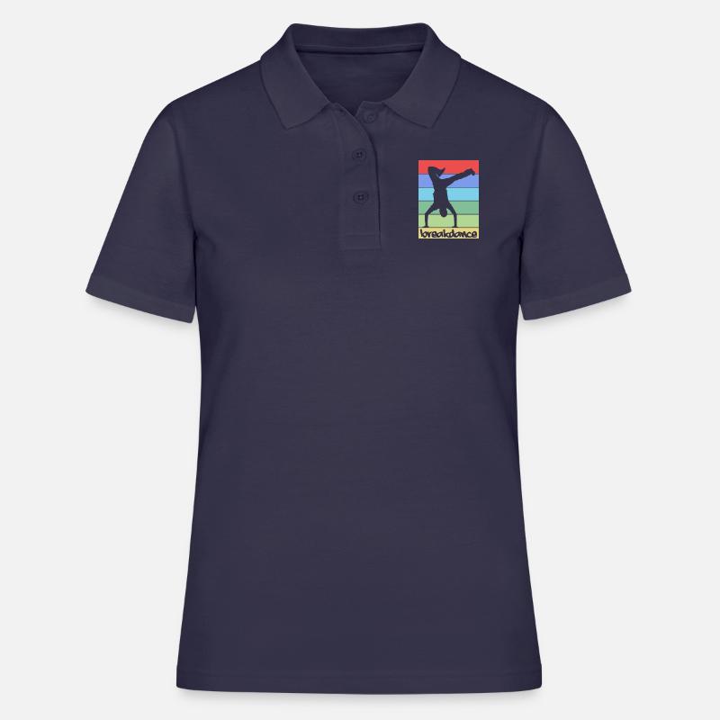 Breakdance Breakdancing - Women's Polo Shirt - navy