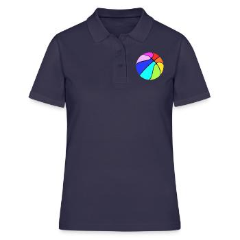 Sport sport - Frauen Polo Shirt - Navy - Vorne - Ailine (174cm)