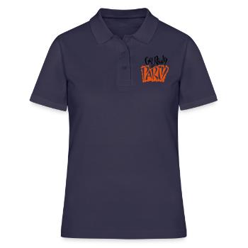 Get Ready to Party Fêter flirter les potes - Polo Femme - bleu marine - Devant - Ailine (174cm)
