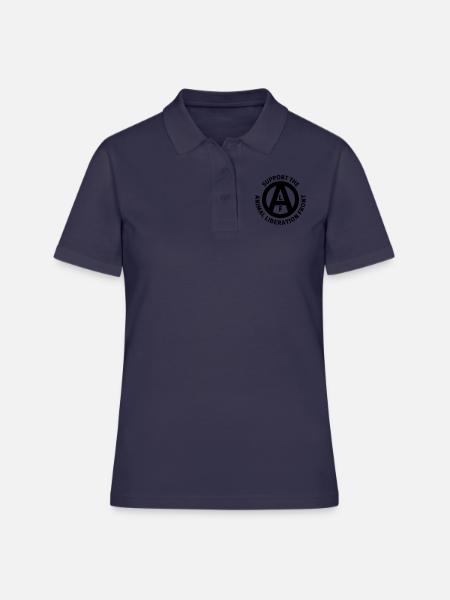 Animal Liberation Front - Frauen Polo Shirt - Navy