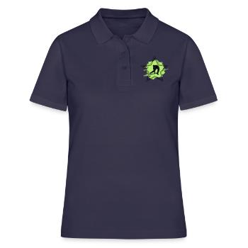 Hockey Star - Polo Femme - bleu marine - Devant - Ailine (174cm)