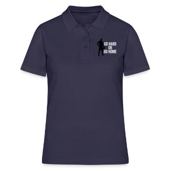 basketballer - Polo Femme - bleu marine - Devant - Ailine (174cm)
