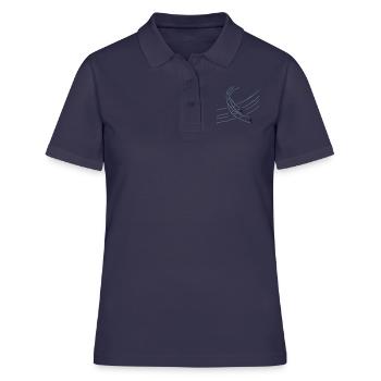 Planeur pilote de planeur - Polo Femme - bleu marine - Devant - Ailine (174cm)