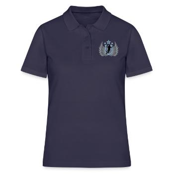 handballerin_f_3c - Polo Femme - bleu marine - Devant - Ailine (174cm)