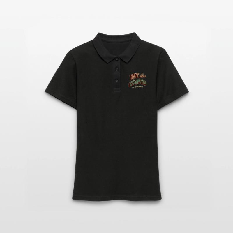 hacking coding hacking hack out glitch present Women's Polo Shirt